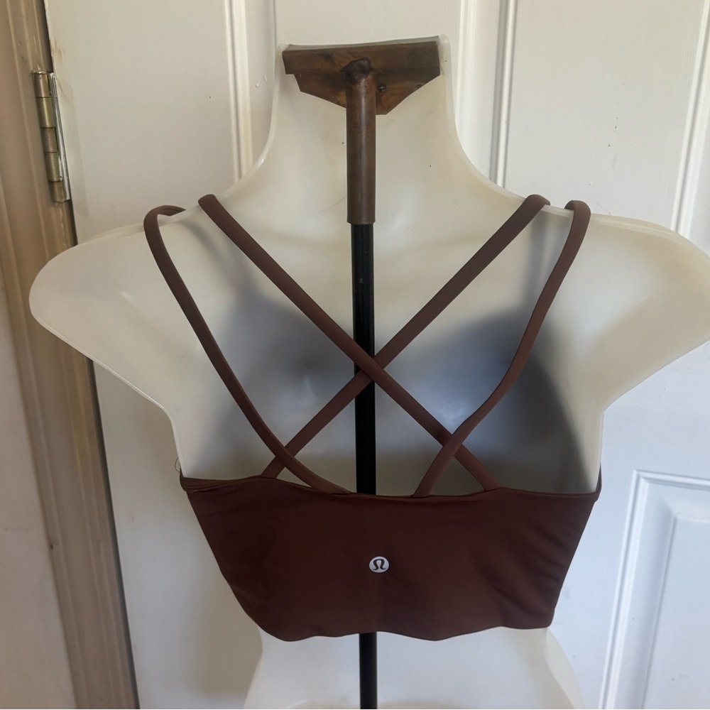 Size 8 Lululemon Java Like A Cloud Bra *Light Sup… - image 3
